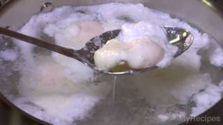 How To Easily Poach Eggs  MyRecipes [upl. by Akinek336]