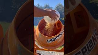 Using a Cement Mixer to Make a Massive Chocolate Chip Cookie [upl. by Letti]