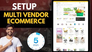 How to Make A Multi Vendor eCommerce Marketplace Website in Without WordPress like Flipkart [upl. by Inaoj]