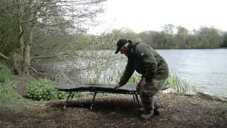 JRC Contact Bedchair  Carp Fishing Bed Chair Product Demo [upl. by Suzette]