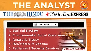 The Analyst 21st May 2024 Current Affairs Today  Vajiram and Ravi Daily Newspaper Analysis [upl. by Yesnel]