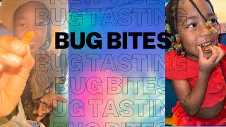 Bug Tasting OMG bugs insects bugbites [upl. by Ahsimak]