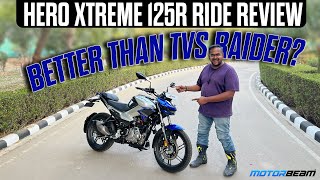 Hero Xtreme 125R Ride Review  Best 125cc Bike In India  MotorBeam [upl. by Ahsikar]