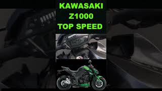 Kawasaki Z1000 Top Speed  status subscribe superbike [upl. by Celin260]