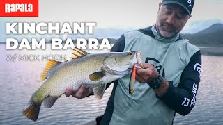 How to catch BARRAMUNDI at Kinchant Dam with Mick Horn [upl. by Pillihpnhoj]