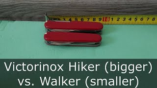 Victorinox Hiker vs Walker [upl. by Elocan]