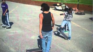 Mindless Behavior  MB Cam Skateboarding backstage in Michigan BSB TOUR Day 14wmv [upl. by Donald]