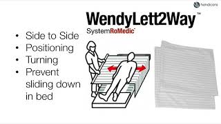 Handicare Transfer Aids WendyLett Repositioning Sheets [upl. by Niak953]