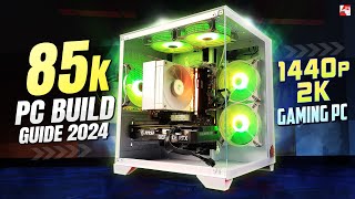 2K গেমিং পিসি 85K PC build Guide 2024 7500F MSI Pro A620ME RTX 3060 12GB Ventus 2X [upl. by Ydak]