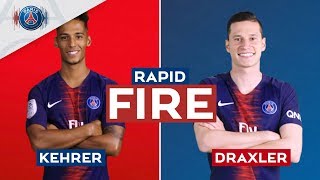 RAPID FIRE 🔥  EPISODE 1 with Julian Draxler amp Thilo Kehrer [upl. by Sunderland637]