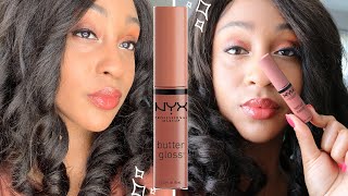 NYX Butter Gloss Praline [upl. by Kevyn]