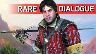 Witcher 3 Rare Dialogue with Eskel [upl. by Lothair242]