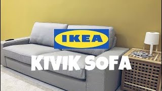 KIVIK Sofa Unboxing amp Assembling  IKEA How To [upl. by Noimad]