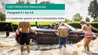 Hoofdstuk 43 Aardrijkskunde HAVO 4 Rivieren IJsselmeergebied en de Zuidwestelijke delta [upl. by Nyllek567]