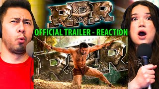 RRR Trailer REACTION  NTR Ram Charan Ajay Devgn Alia Bhatt  SS Rajamouli [upl. by Coopersmith]