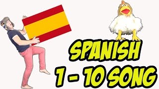 Spanish Numbers  1  10 in Spanish  Spanish Counting Song  JINGLE JEFF amp PG [upl. by Torrell]