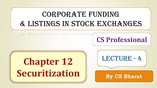 Securitization Listing of Security Receipts Chapter 12Lecture 3CS ProfessionalJune 23csbharat [upl. by Blinnie]