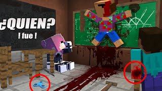 😱 QUIEN ES EL ASESINO SUELTO EN LA ESCUELA  MINECRAFT TROLL ROLEPLAY [upl. by Ecyal141]