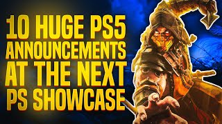 10 HUGE PS5 Announcements That May Happen At The Next PlayStation Showcase [upl. by Kleinstein]