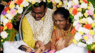 GADDAM TANVI CRADLE CEREMONY  mother and father emotion  Neekem kaavaalo cheppu [upl. by Ernald]