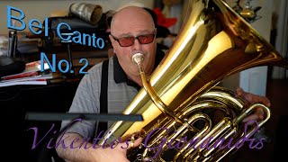 Vikentios Gionanidis Bordognilike Bel Canto Study No 2  Contrabass CC Solo Tuba [upl. by Morven]