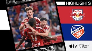 New York Red Bulls vs FC Cincinnati  Lewis Morgan Brace  Full Match Highlights  July 20 2024 [upl. by Yelkrab]