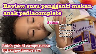 REVIEW PEDIACOMPLETE  SUSU KHUSUS PENGGANTI MAKAN ANAK [upl. by Archibald502]