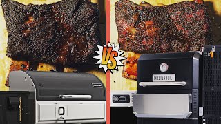 Camp Chef Woodwind Pro vs Masterbuilt Gravity Series  Smoked Dino Beef Ribs [upl. by Ludewig423]