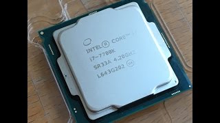 Kaby Lake 7700k delid  Delidding and applying liquid metal instead Intel TIM [upl. by Shirline]