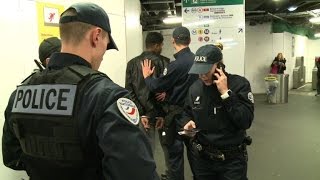 Laction de la police des transports en IledeFrance I AFP Reportage [upl. by Uria]