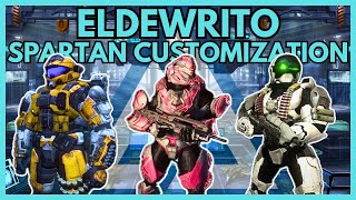 ElDewrito 07 ALL SPARTAN CUSTOMIZATION [upl. by Tiffa372]