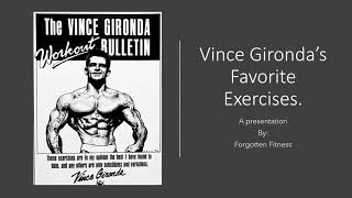 Vince Girondas Favorite Exercises Forgotten Fitness [upl. by Latsryc]