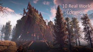 Horizon Zero Dawn  10 Real World Locations [upl. by Adien951]