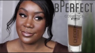 Testing new BPERFECT LUMINOUS Chroma foundation on dark skin  Shade N9 [upl. by Downall]