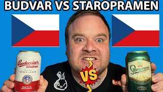 The Ultimate Lager Showdown Budweiser Budvar vs Staropramen [upl. by Cown323]