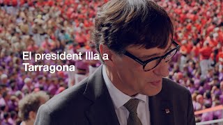 El president Illa a Tarragona [upl. by Anelaf]