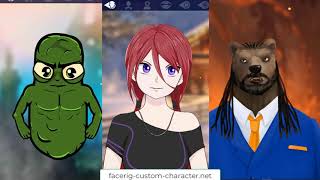 Live2D FACERIG CUSTOM models [upl. by Ronel]