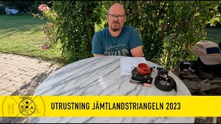 Utrustning för fjällvandring Jämtlandstriangeln 2023 [upl. by Ulrica108]