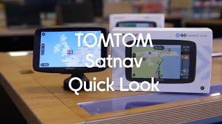 TOMTOM GO Camper Tour 6quot Sat Nav  Quick Look [upl. by Elka169]