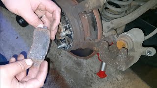 Rear brake pad replacement Hyundia ix35 [upl. by Jelene258]