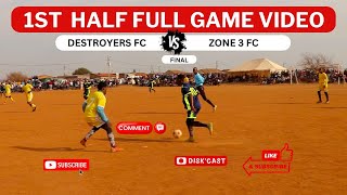 FINAL GAME  ZONE 3 FC vs DESTROYERS FC  BHEKILANGA WINTER GAMES KASI DISKI TO THE WORLD [upl. by Adnoryt]