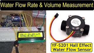 Water Flow Rate amp Volume Measurement using Water Flow Sensor amp Arduino [upl. by Bettye]