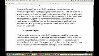 Structure de la dissertation argumentative Plan dialectique [upl. by Champagne]