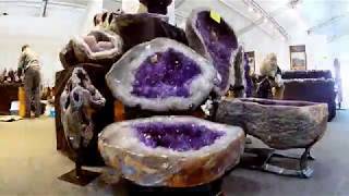 Incredible wonders at the Tucson Gem Mineral amp Fossil Show 2018 Part 2 [upl. by Felty432]