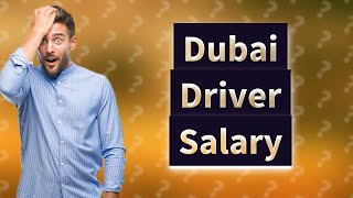 How much Uber drivers make in Dubai per month [upl. by Urbanna]