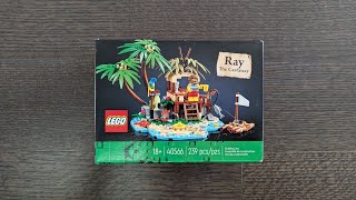 Lego Ray the Castaway  Unboxing  Build  Review  Display [upl. by Maurili]