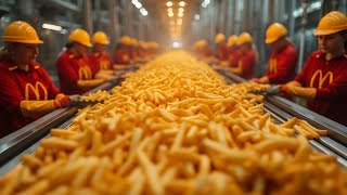 Mcdonalds French Fries MEGA Factory Processing Millions Of French Fries With Modern Technology [upl. by Ingemar]