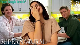 MY FAVORITE SITCOM Supernatural 5x8 Reaction and Commentary “Changing Channelsquot [upl. by Rebah]