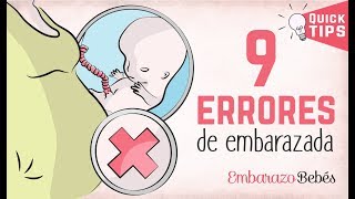 9 ERRORES que cometes en el EMBARAZO 🤦🏻‍♀️👇 ¡NO HAGAS ESTO 👇 [upl. by Eidnalem]