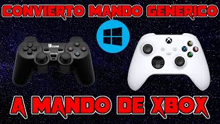 Como jugar con Mando Generico cualquier juego 2024 en tu PC funciona en todos los mandos [upl. by Hardigg]